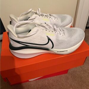 Nike White and Black ZoomX Performance Running Shoes